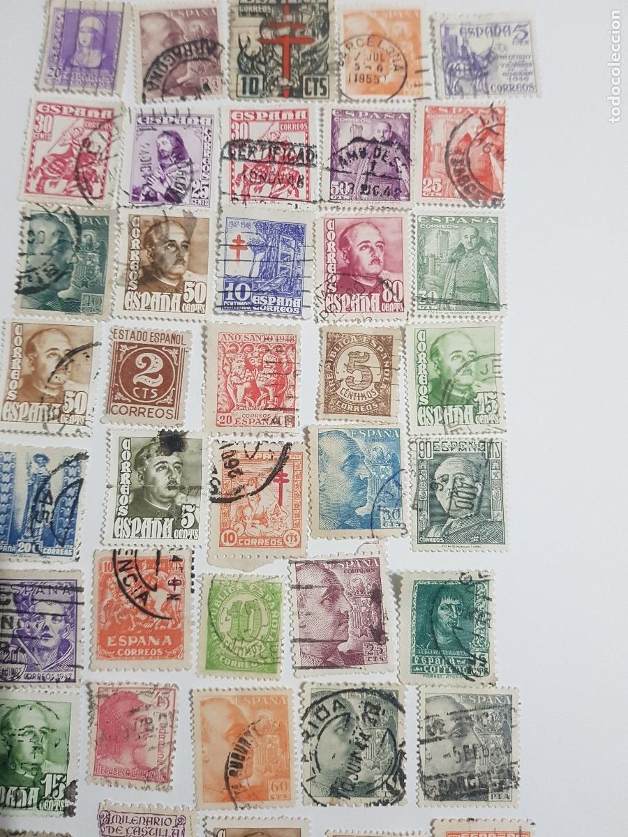 Sellos: 40 SELLOS VARIADOS DE DIFERENTES A&Ntilde;0S - Foto 2
