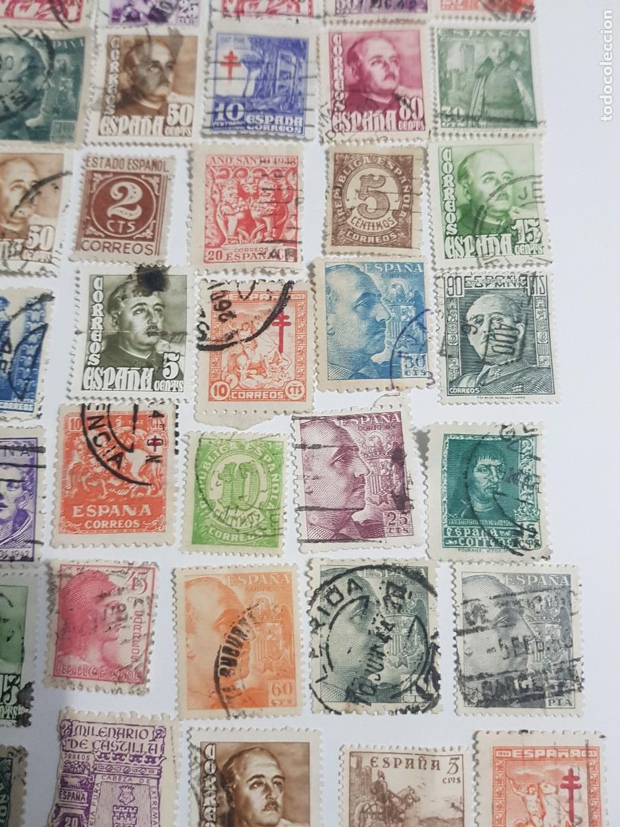 Sellos: 40 SELLOS VARIADOS DE DIFERENTES A&Ntilde;0S - Foto 5