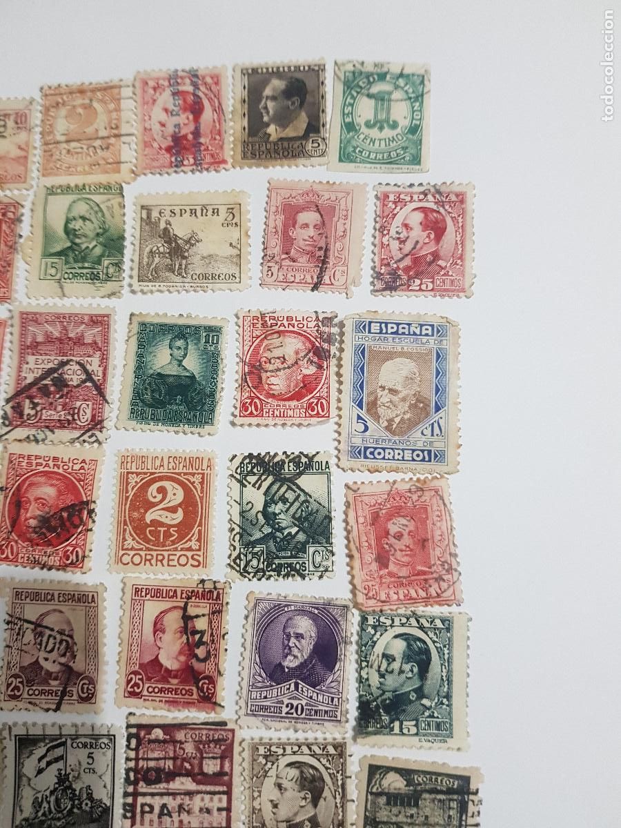 Sellos: 40 SELLOS VARIADOS DE DIFERENTES A&Ntilde;0S - Foto 4