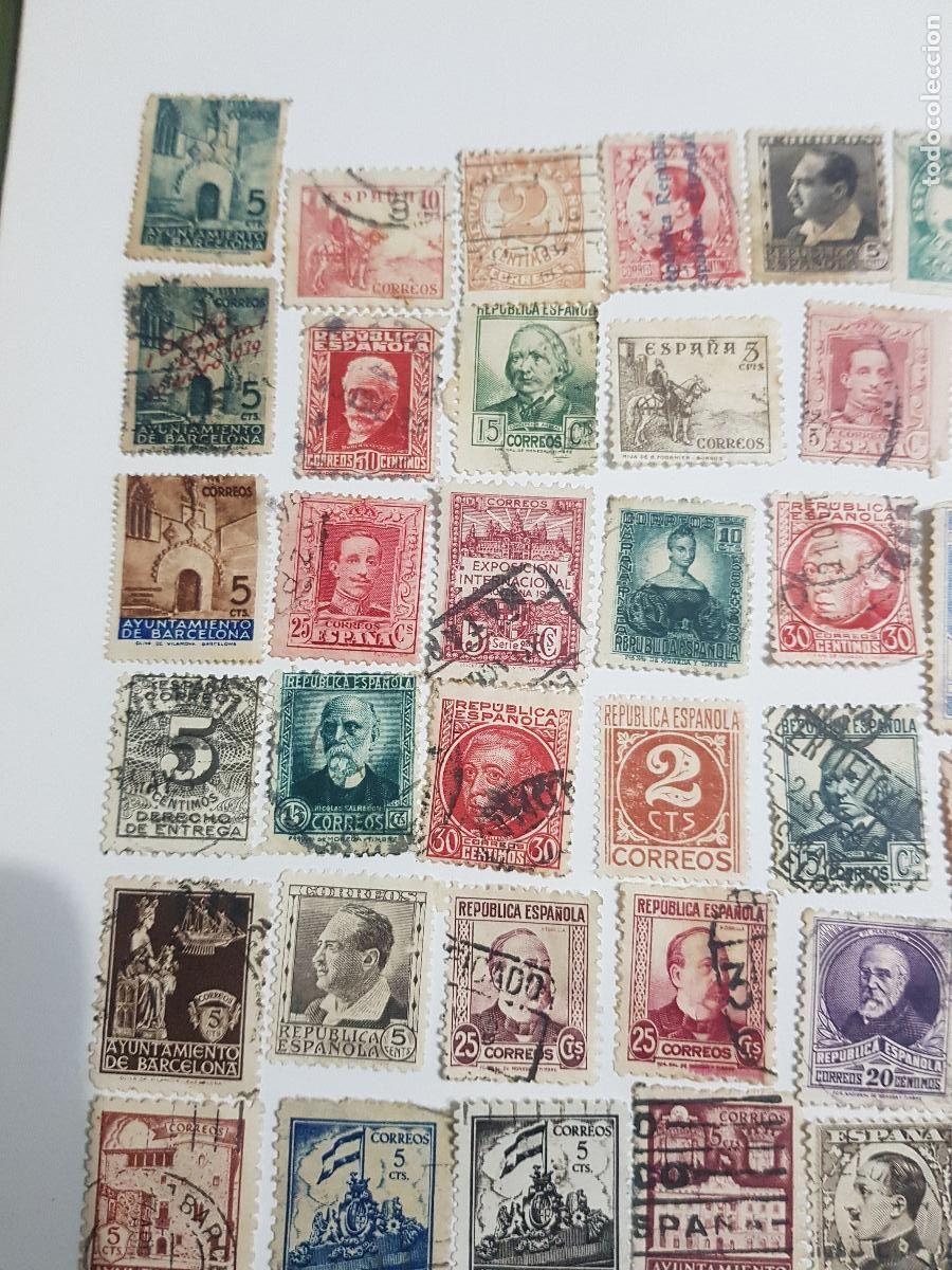 Sellos: 40 SELLOS VARIADOS DE DIFERENTES A&Ntilde;0S - Foto 5