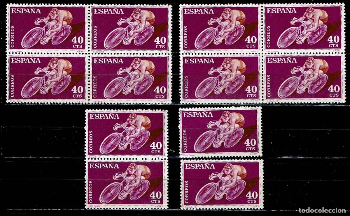 Sellos: ESPA&Ntilde;A 1960 - EDIFIL 1307 - PACK DE 10 SELLOS -- MNH - Foto 1