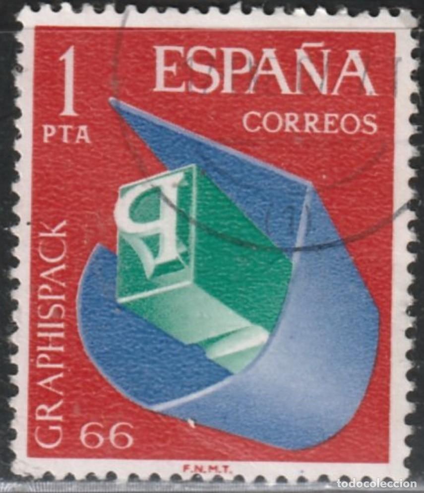 Sellos: ESPA&Ntilde;A 1966 - EDIFIL 1709 USADO - Foto 1