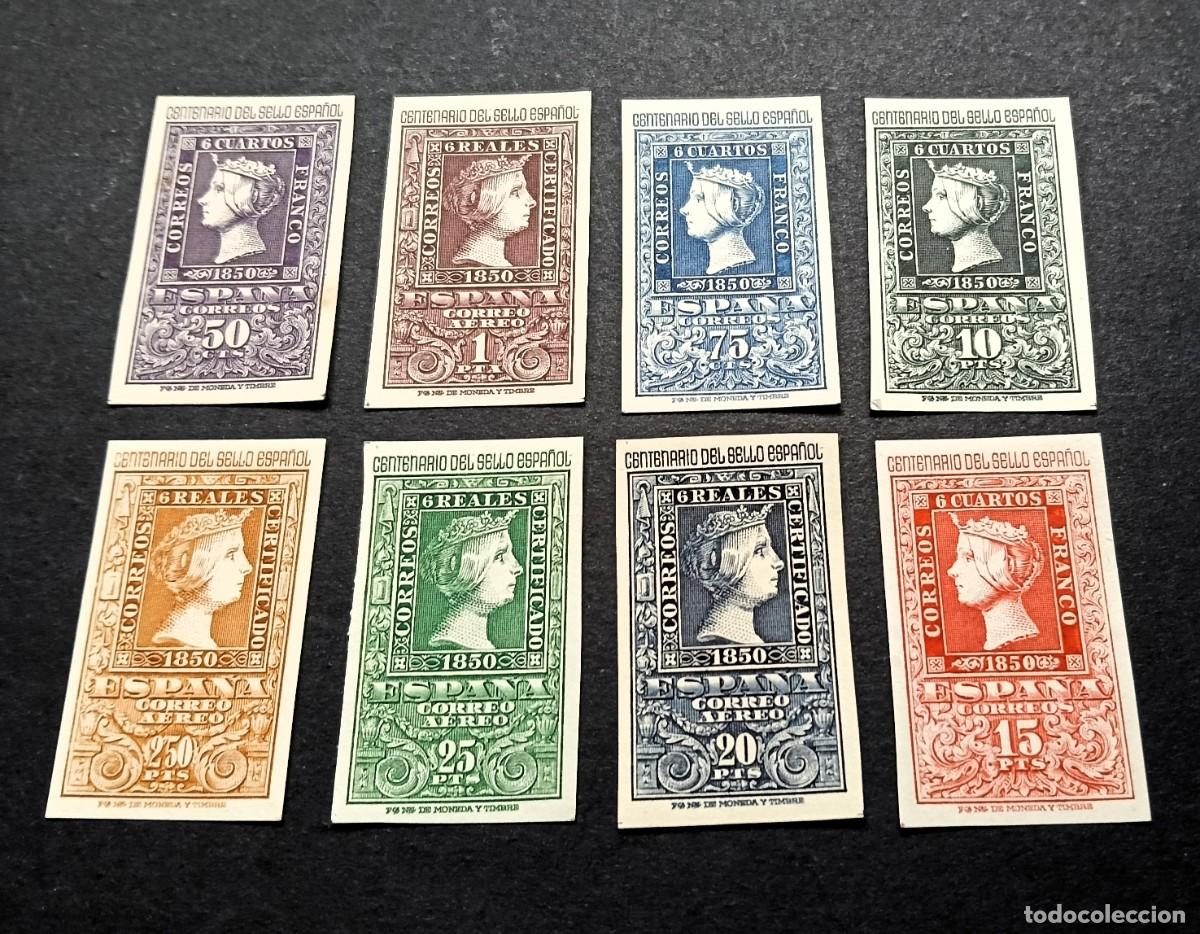 Timbres: Edifil 1075/ 1082 C/F y S/F. Aut&eacute;nticos, goma original. Colecci&oacute;n avanzada. REF 92