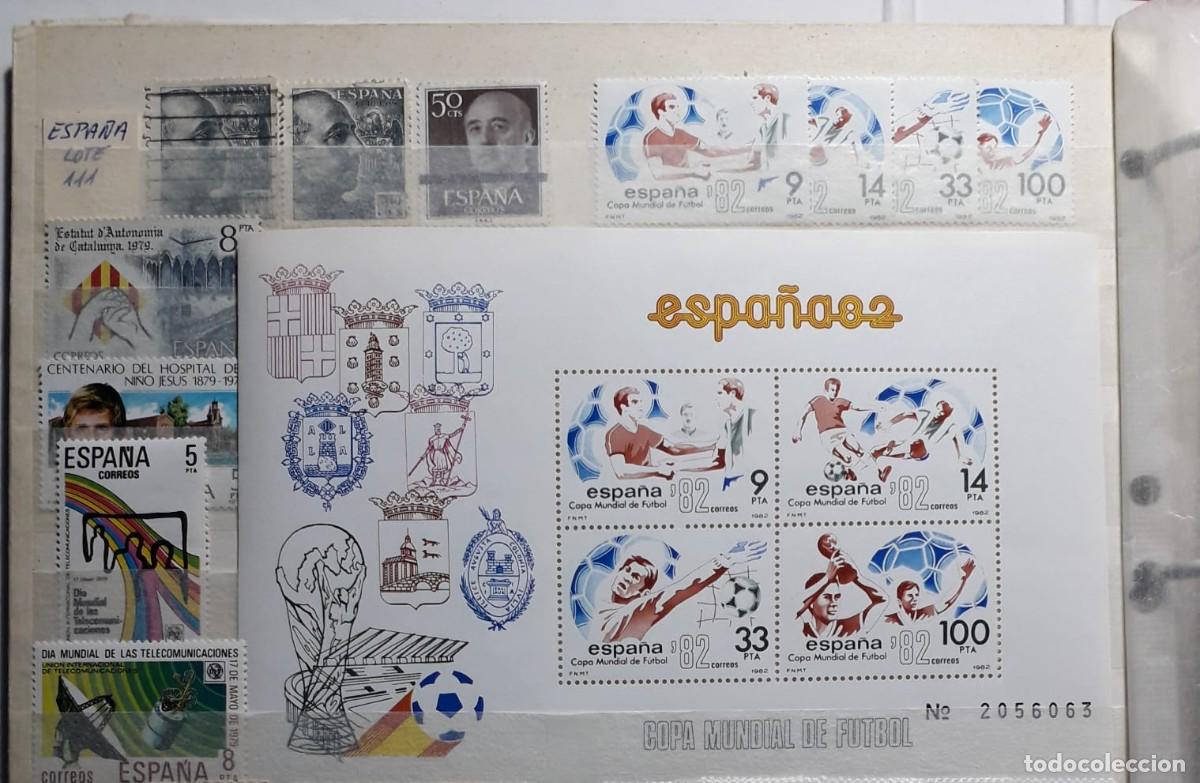 Sellos: Espa&ntilde;a. 11 sellos + 1 hoja bloque - Foto 1