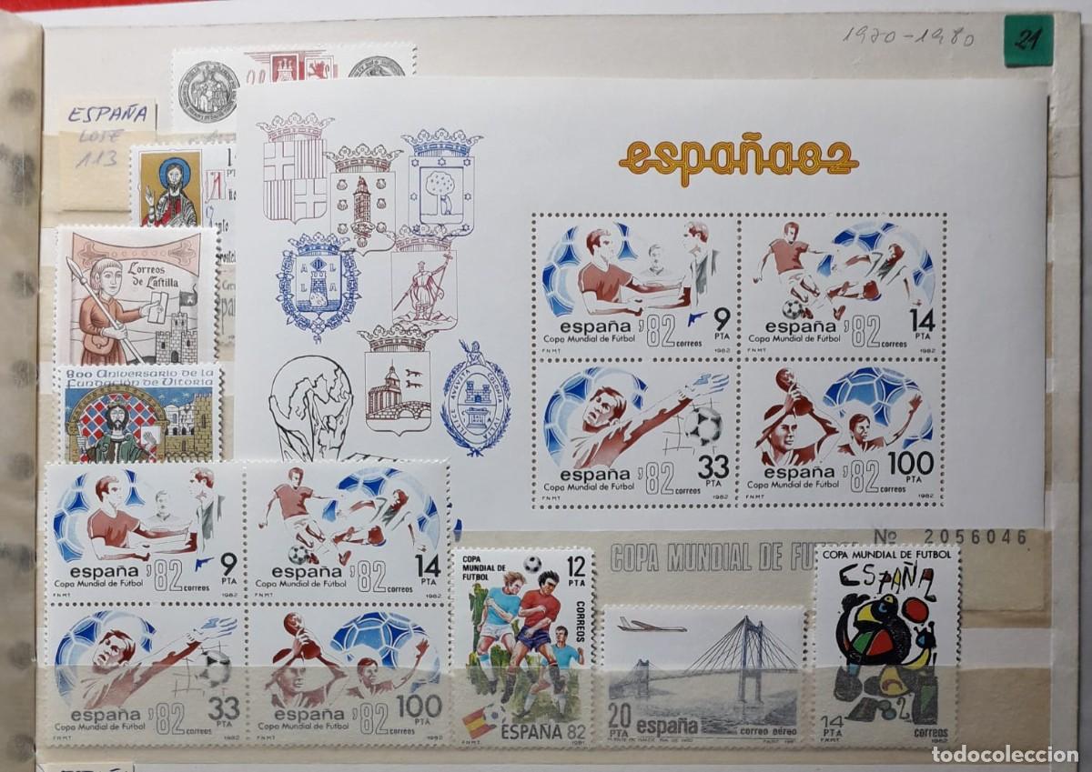 Sellos: Espa&ntilde;a. 11 sellos + 1 hoja bloque - Foto 1