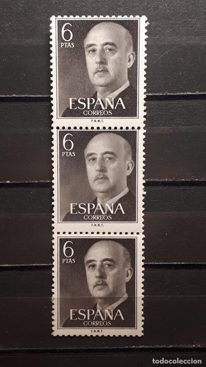 Sellos: ESPA&Ntilde;A. A&Ntilde;O 1955-6 * *. EDIFIL 1161A. Tr&iacute;ptico - Foto 2