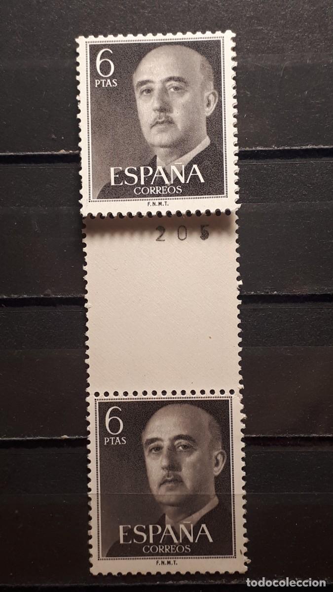 Sellos: ESPA&Ntilde;A. A&Ntilde;O 1955-6 * *. EDIFIL 1161A. Tr&iacute;ptico - Foto 1