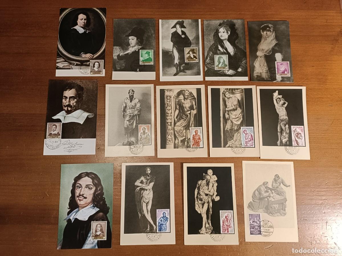 Sellos: Lote 14 enteros postales 1961-64 - Foto 1
