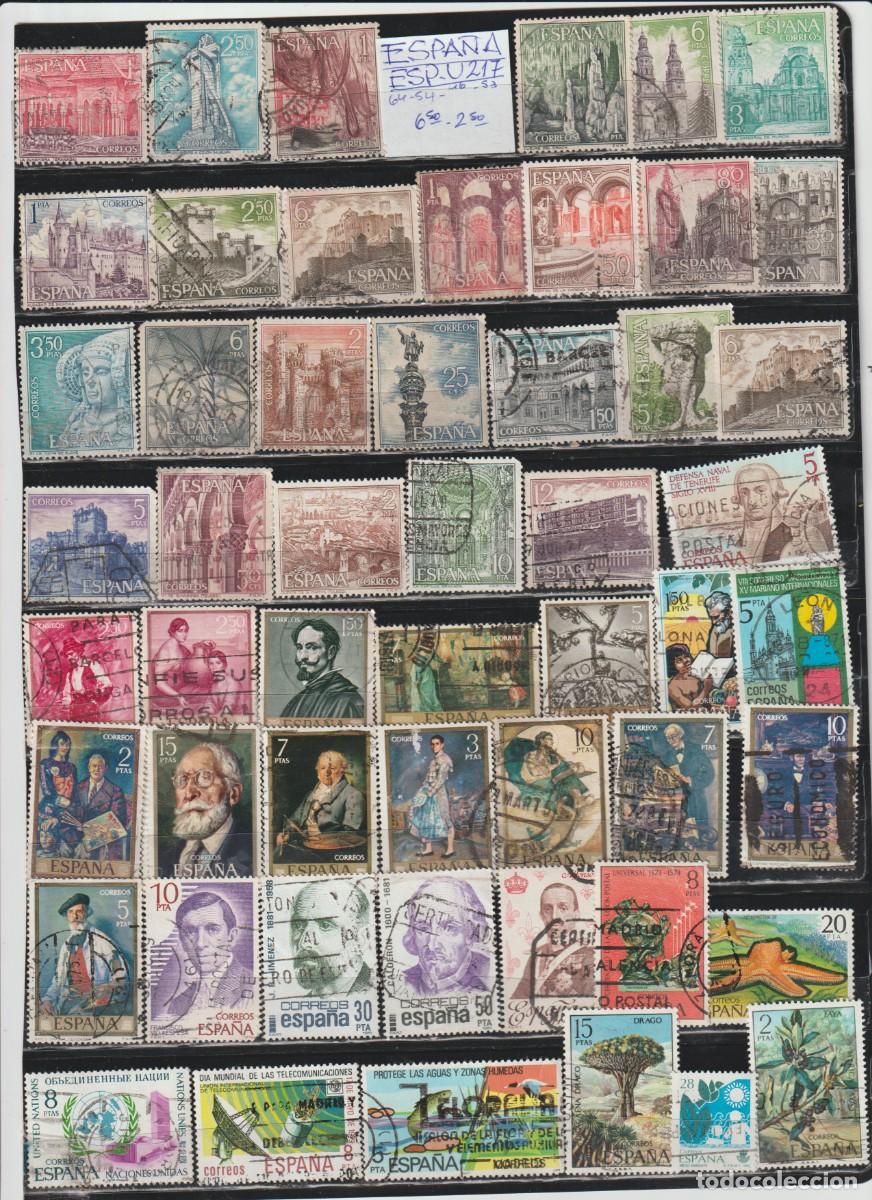 Sellos: SELLOS USADOS ESPA&Ntilde;A 217 - ESP-U217 - Foto 3