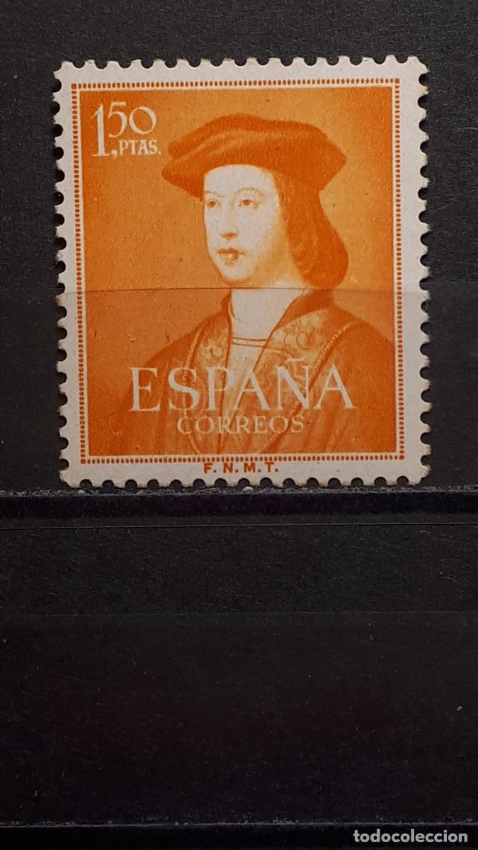Sellos: ESPA&Ntilde;A. A&Ntilde;O 1952. **. Edifil 1109 - Foto 1