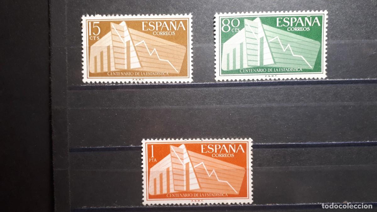 Sellos: ESPA&Ntilde;A. A&Ntilde;O 1956. * Edifil 1196/8 - Foto 1