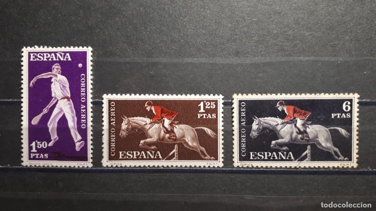 Sellos: ESPA&Ntilde;A. A&Ntilde;O 1960. *. EDIFIL 1316/8 - Foto 1