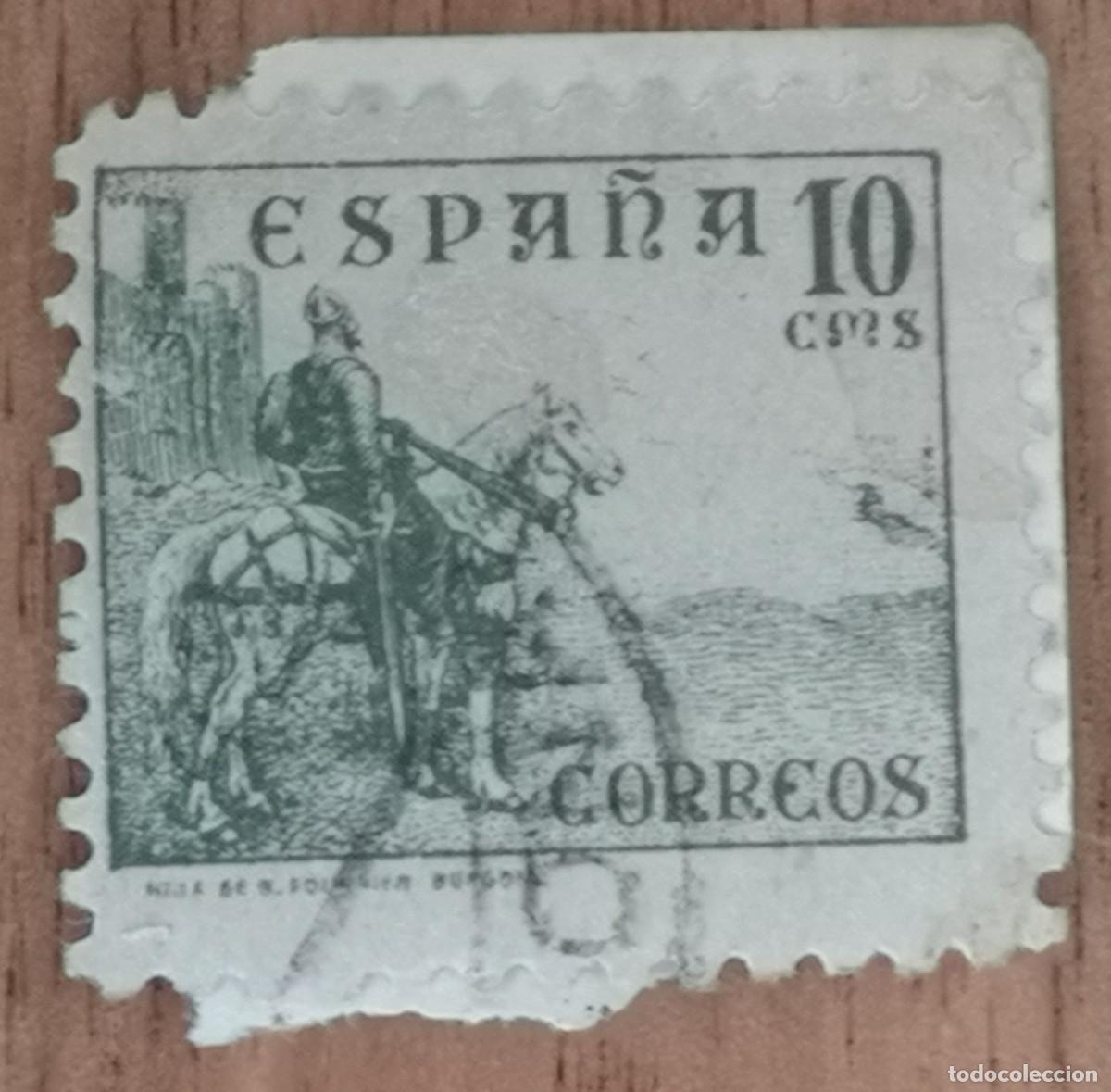 Sellos: USADO 1937 - 1949 - Cid - 10 cms - Edifil 817 - Foto 1