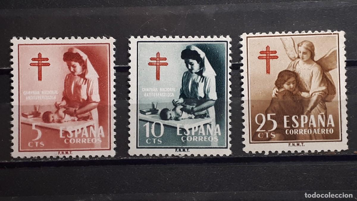 Sellos: ESPA&Ntilde;A. A&ntilde;o 1953 **. Edifil 1121/3 - Foto 1