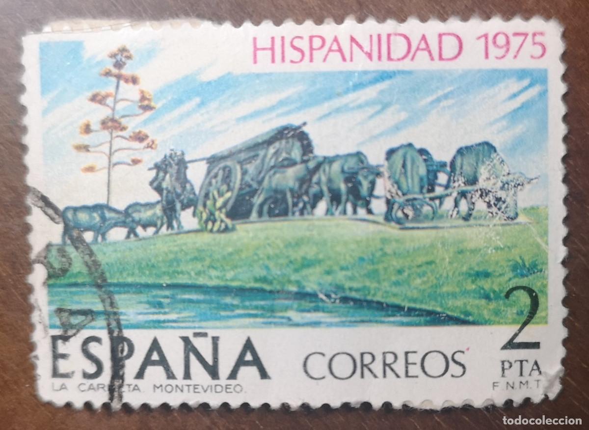 Sellos: USADO 1975 - HISPANIDAD - 2 PTA - Edifil 2294 - Foto 1
