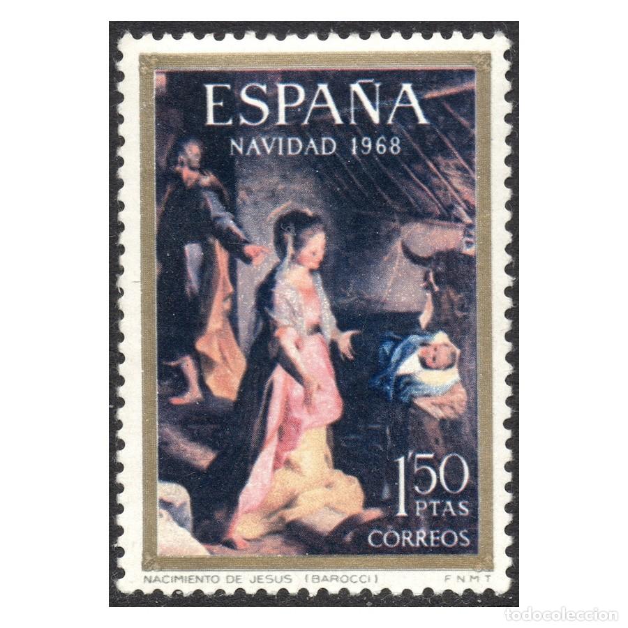 Sellos: C2893# Espa&ntilde;a 1968 [SLL] Navidad (MNH) - Foto 1