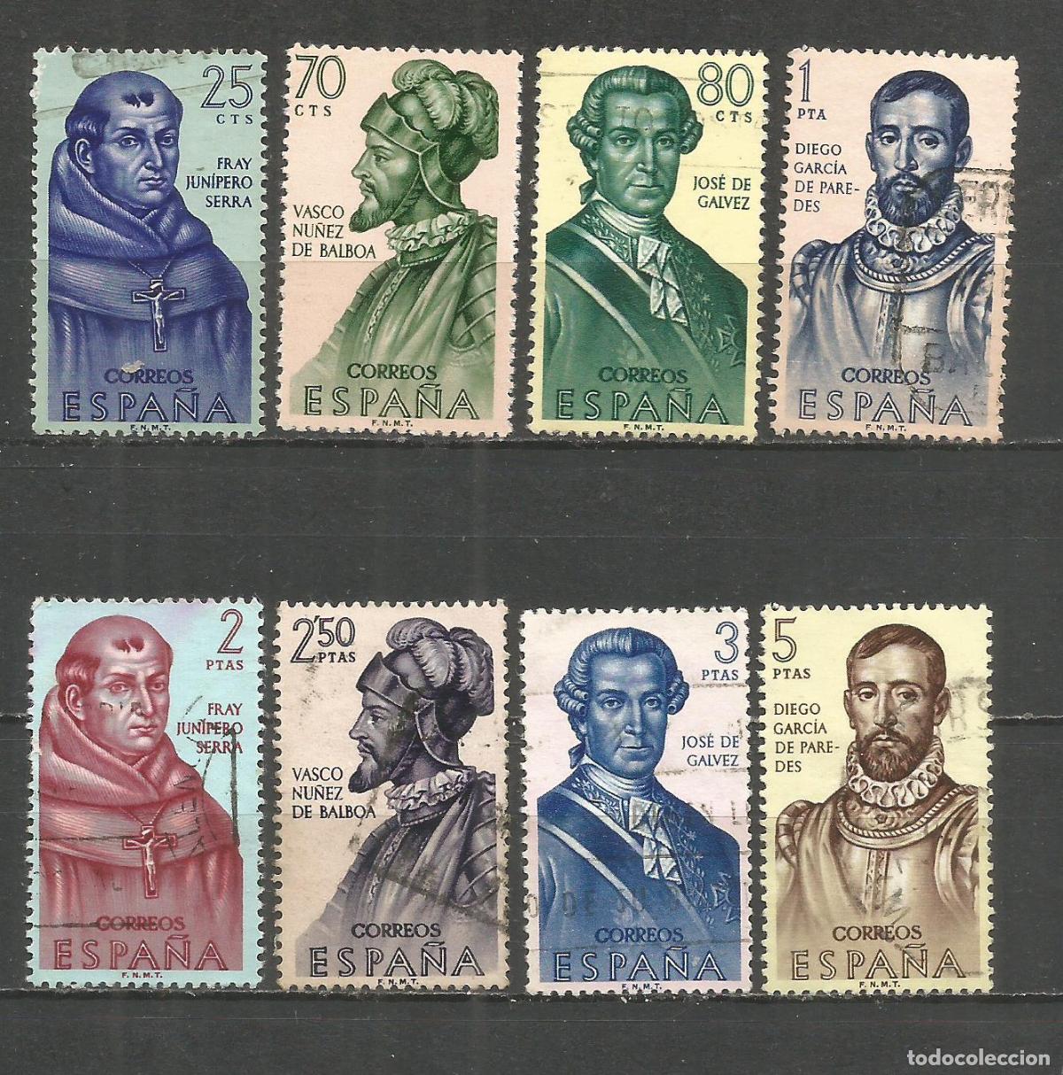 Sellos: ESPA&Ntilde;A EDIFIL NUM. 1526/1533 SERIE COMPLETA USADA - Foto 1