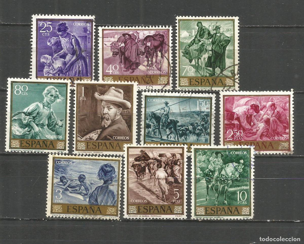 Sellos: ESPA&Ntilde;A EDIFIL NUM. 1566/1575 SERIE COMPLETA USADA - Foto 1