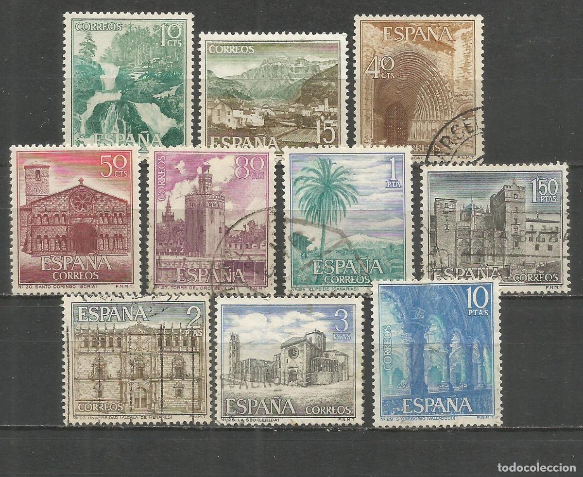 Sellos: ESPA&Ntilde;A EDIFIL NUM. 1726/1735 SERIE COMPLETA USADA - Foto 1