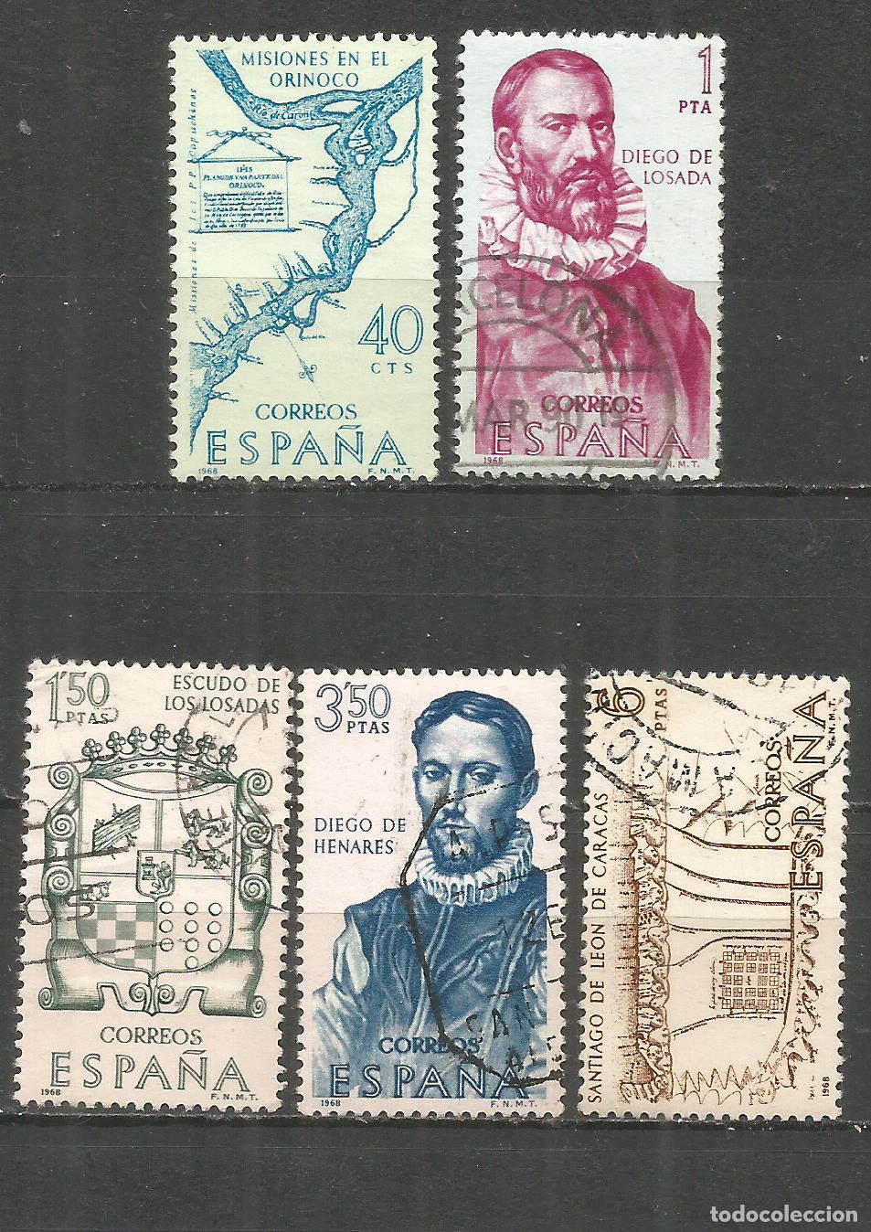 Sellos: ESPA&Ntilde;A EDIFIL NUM. 1889/1893 SERIE COMPLETA USADA - Foto 1