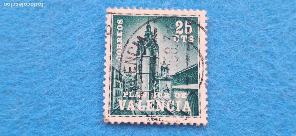 Sellos: Sello usado. Plan sur de Valencia. - Foto 1