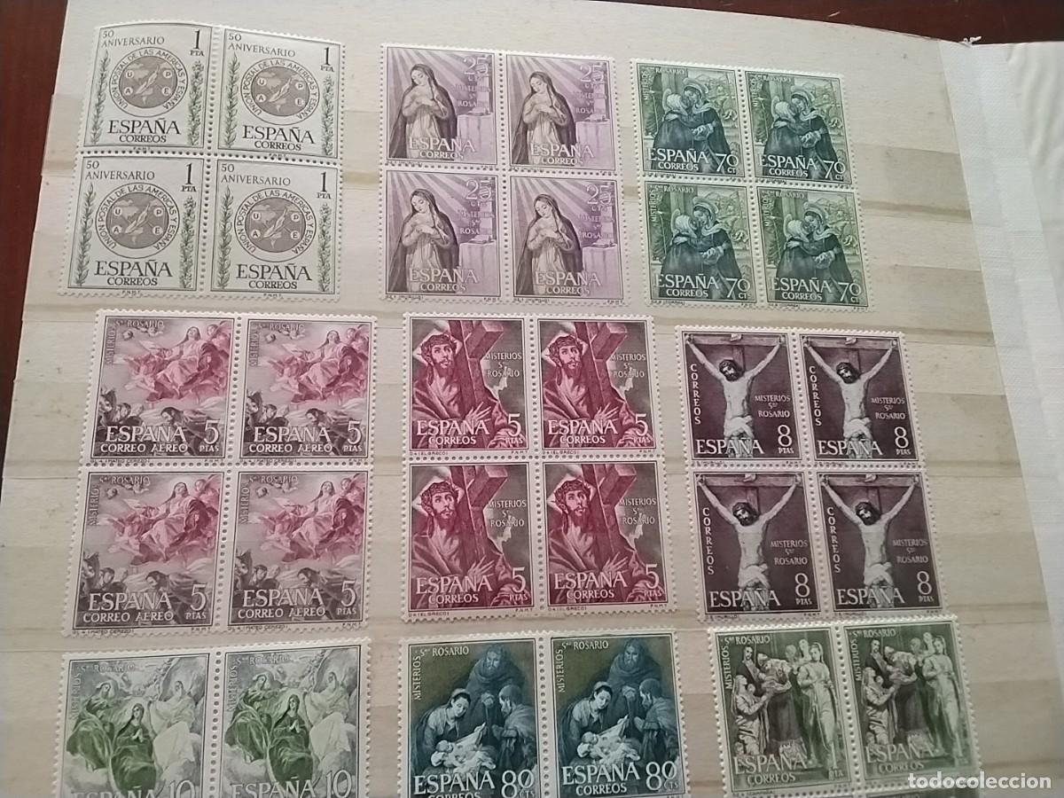 Sellos: Lotes sellos Espa&ntilde;a bloque de 4 - Foto 1