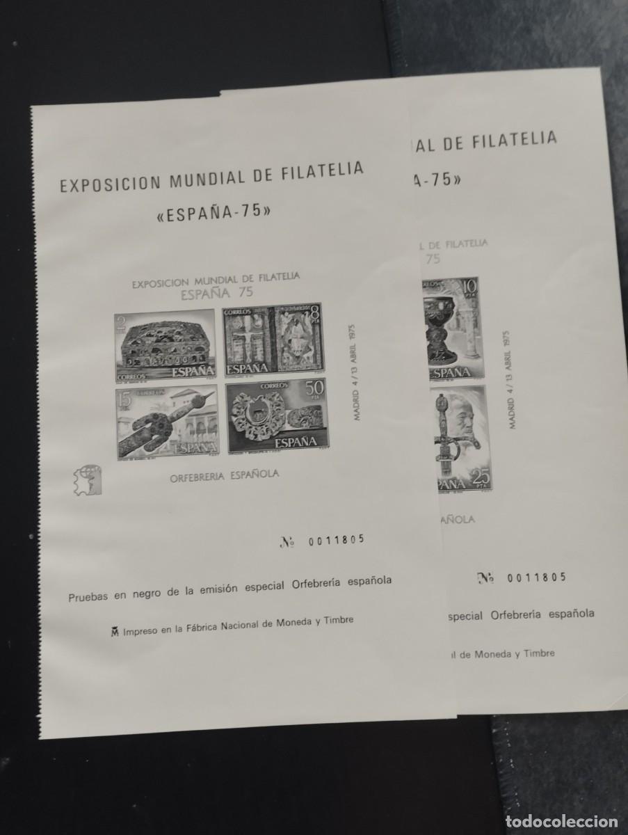 Sellos: SELLOS DE ESPA&Ntilde;A PRUEBAS DE LUJO N 1 Y 2 - Foto 1