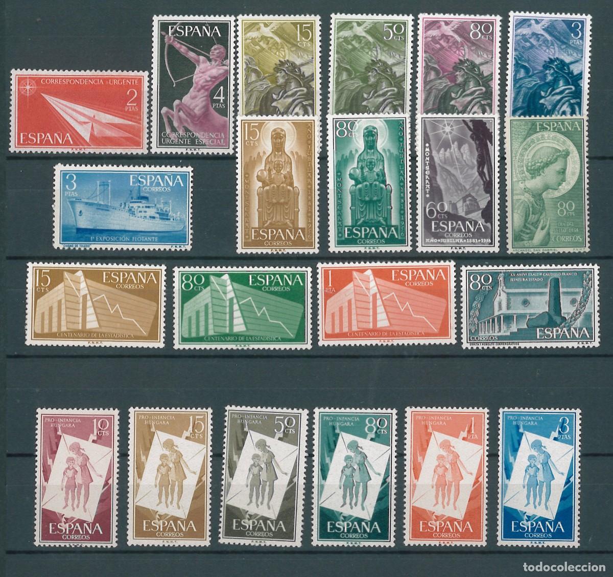 Sellos: Espa&ntilde;a. A&ntilde;o 1956 nuevo MNH - Foto 1