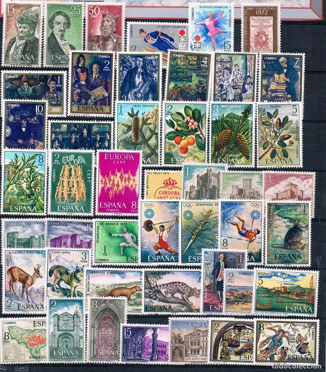 Sellos: ESPA&Ntilde;A A&ntilde;o 1972 completo MNH** - Foto 1