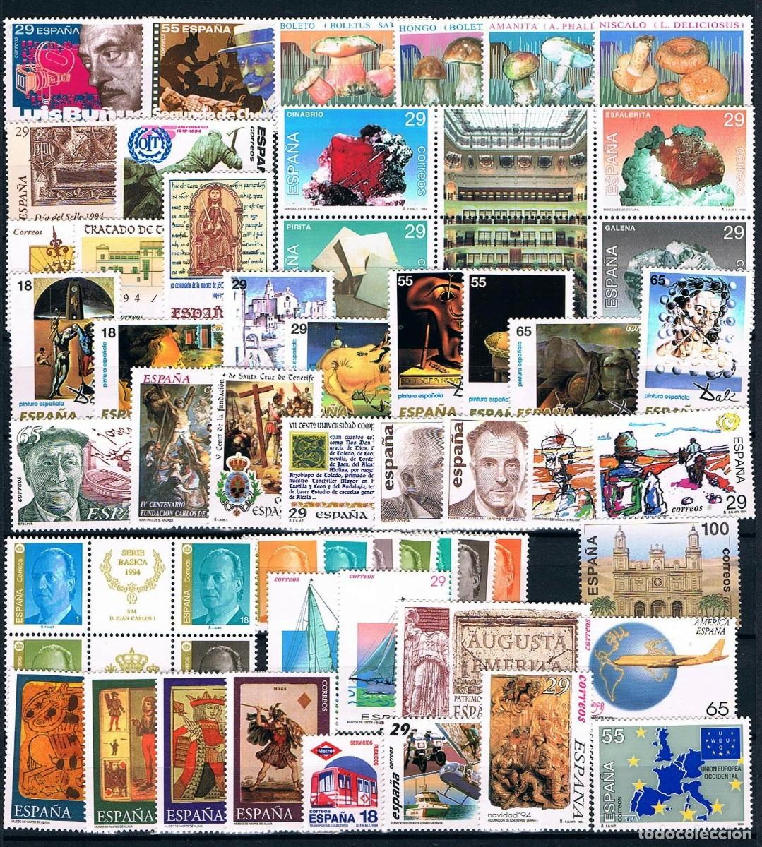 Sellos: ESPA&Ntilde;A A&ntilde;o 1994 completo MNH** - Foto 1