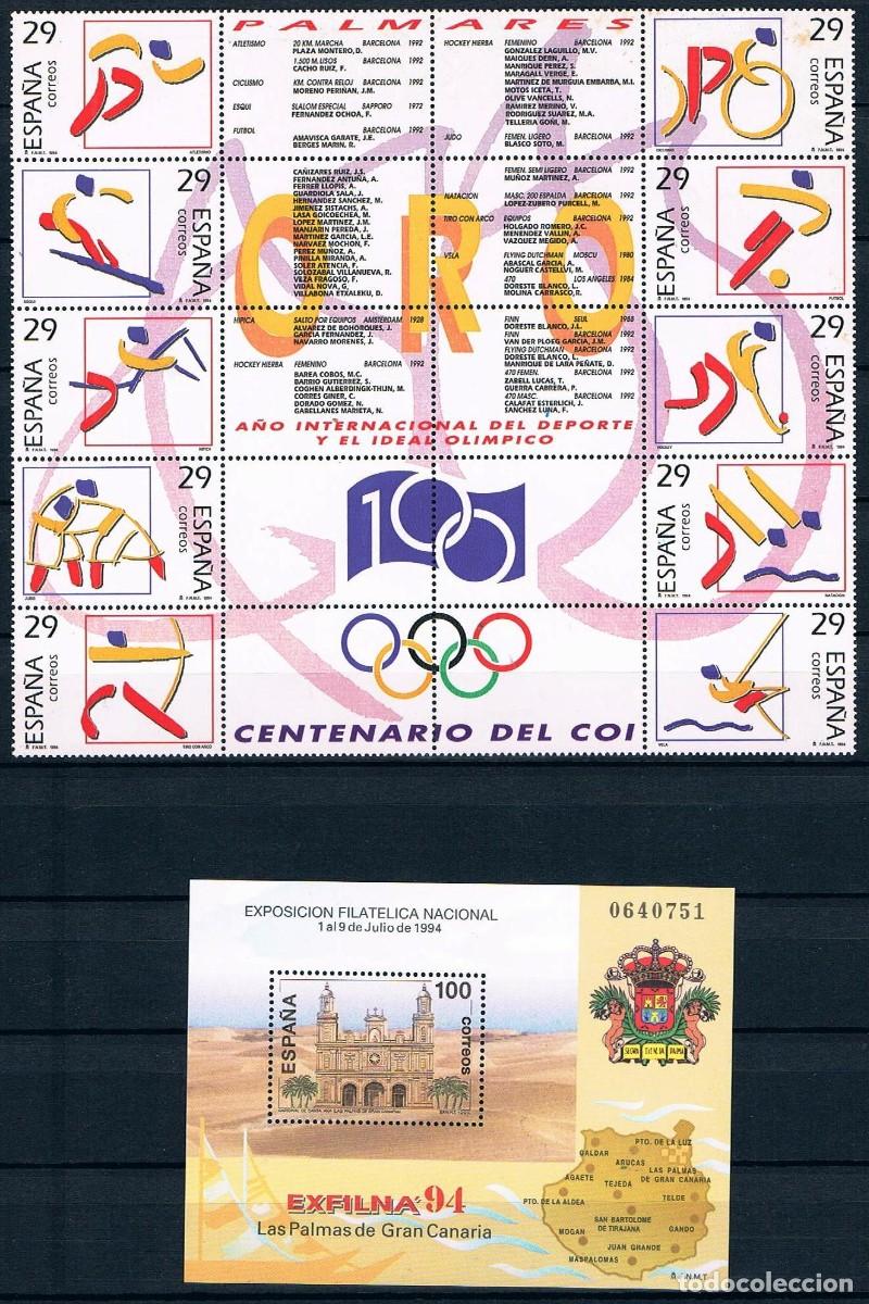 Sellos: ESPA&Ntilde;A A&ntilde;o 1994 completo MNH** - Foto 2