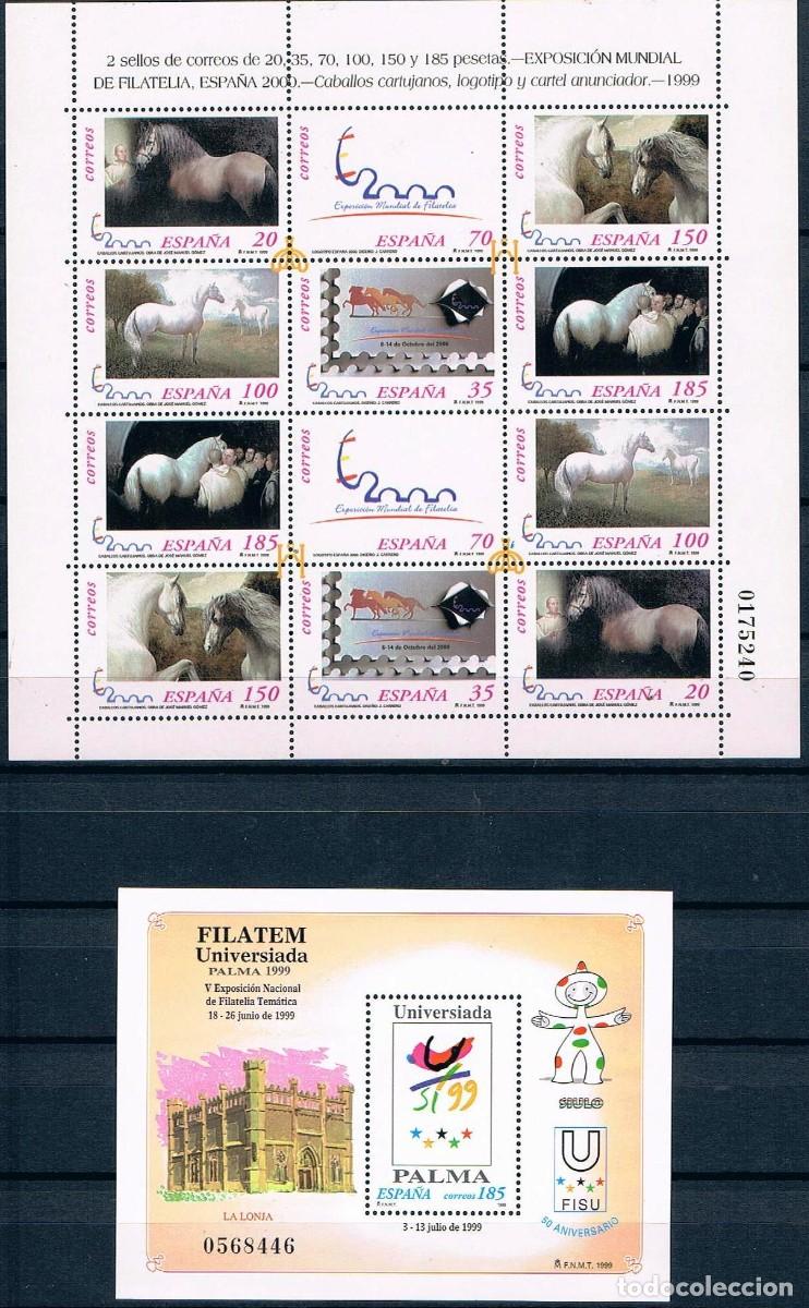 Sellos: ESPA&Ntilde;A A&ntilde;o 1999 completo MNH** - Foto 4