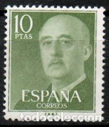 Sellos: EDIFIL N&ordm; 1163, GENERAL FRANCO, NUEVO*** - Foto 1