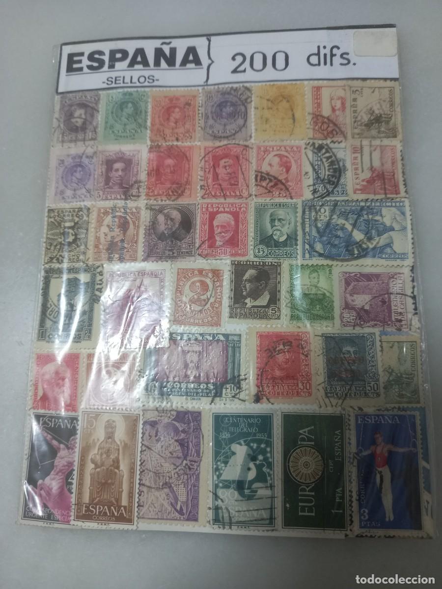 Sellos: SELLOS ESPA&Ntilde;A &rdquo;USADOS&rdquo; LOTE 200 - Foto 1