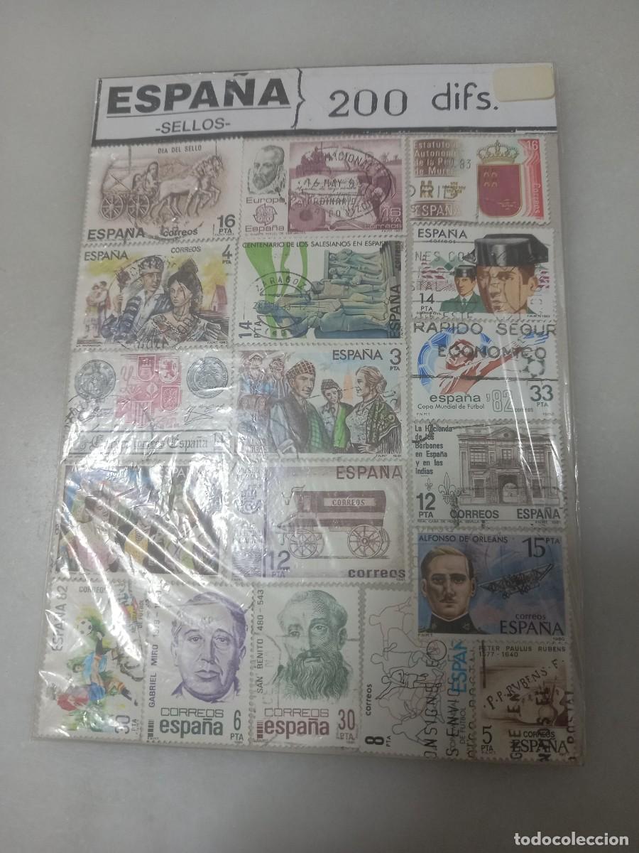 Sellos: SELLOS ESPA&Ntilde;A &rdquo;USADOS&rdquo; LOTE 200 - Foto 1