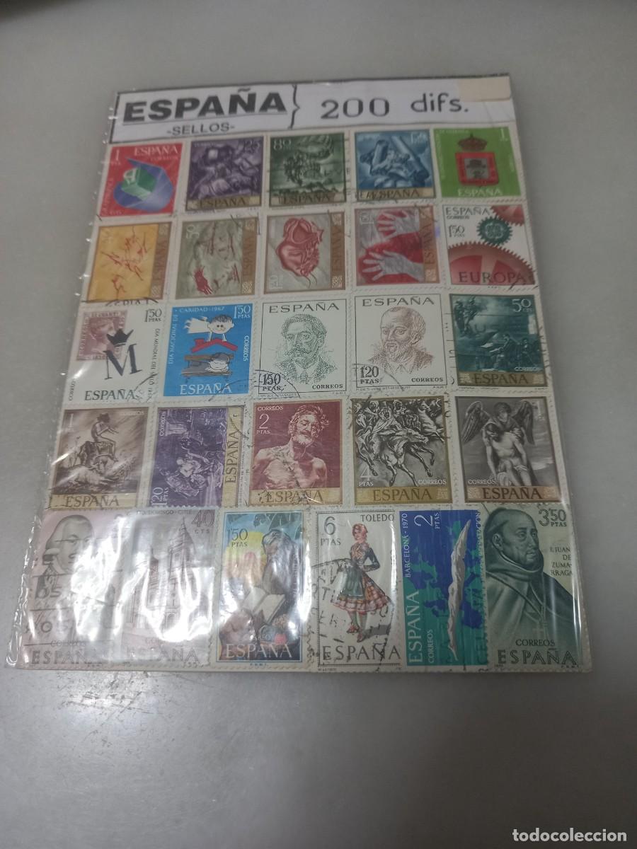 Sellos: SELLOS ESPA&Ntilde;A &rdquo;USADOS&rdquo; LOTE 200 - Foto 1