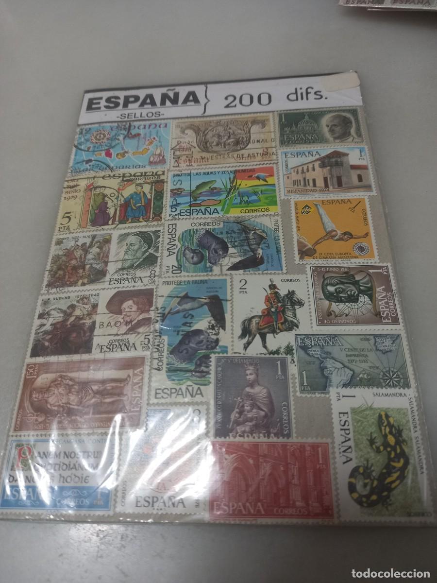 Sellos: SELLOS ESPA&Ntilde;A &rdquo;USADOS&rdquo; LOTE 200 - Foto 1