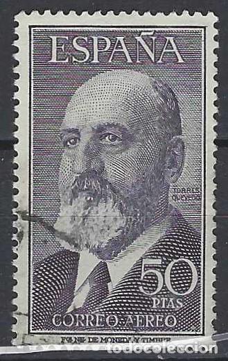 Sellos: ESPA&Ntilde;A 1956 - LEONARDO TORRES QUEVEDO, A&Eacute;REO - USADO - Foto 1