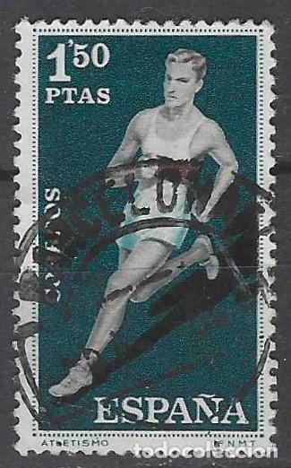 Sellos: ESPA&Ntilde;A 1960 - DEPORTES - USADO - Foto 1