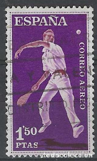 Sellos: ESPA&Ntilde;A 1960 - DEPORTES, A&Eacute;REO - USADO - Foto 1