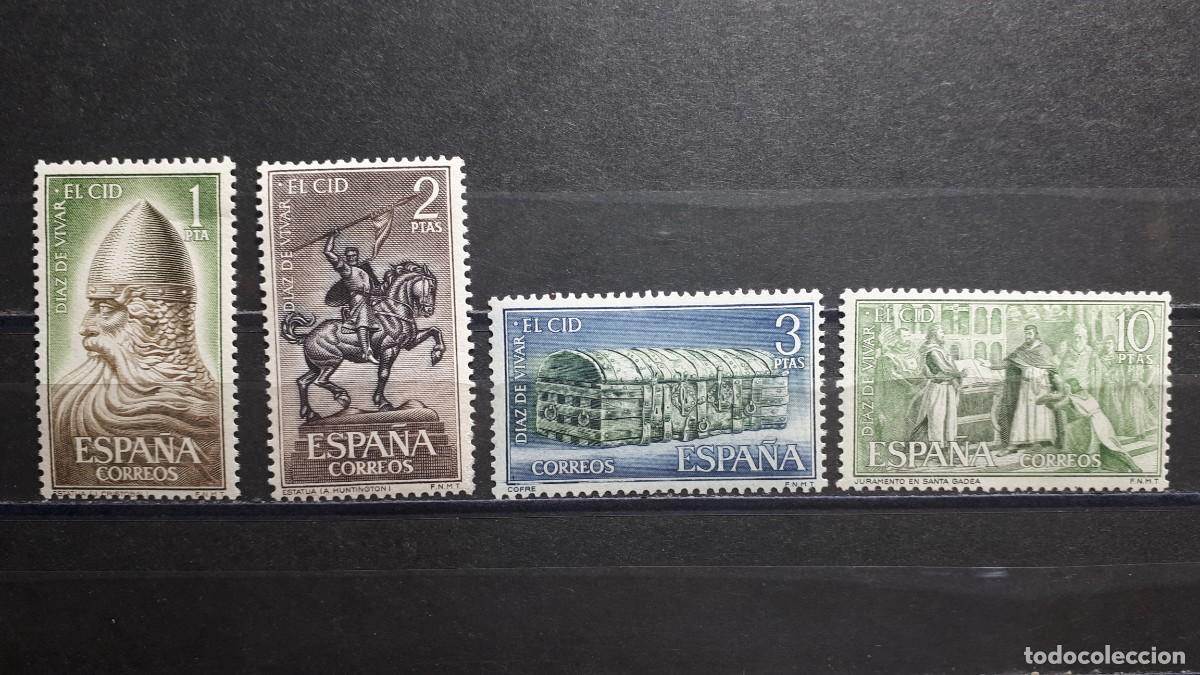 Sellos: ESPA&Ntilde;A . A&ntilde;o 1962 **. EDIFIL 1444/7. - Foto 1