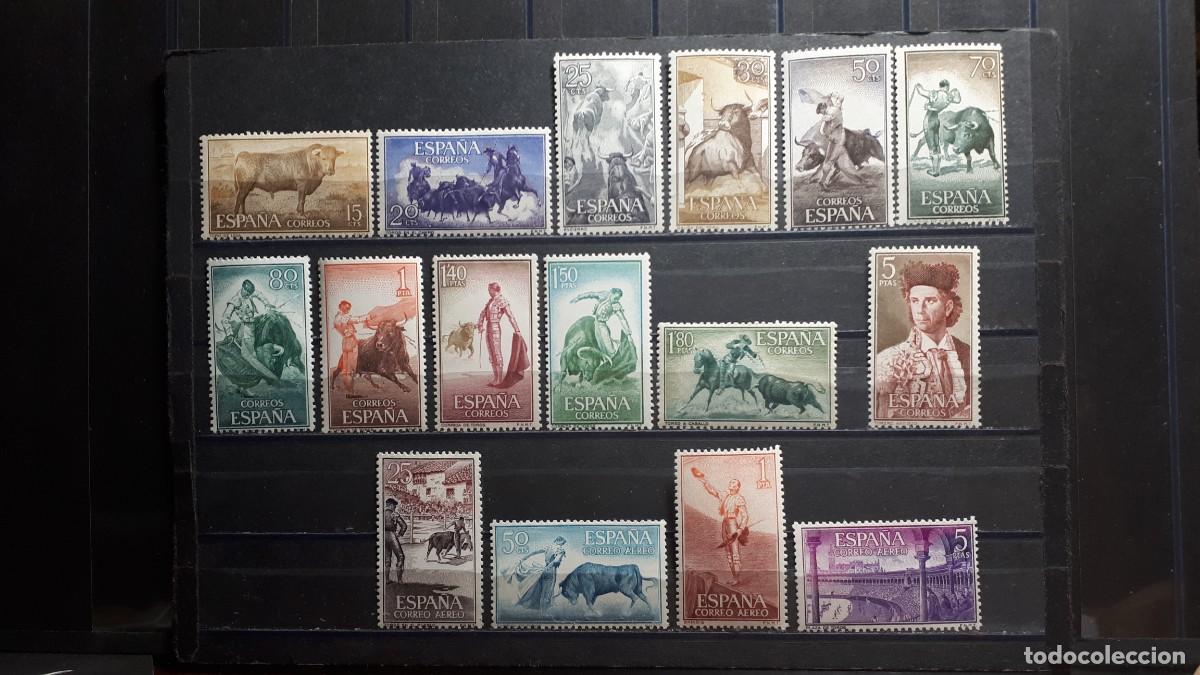 Sellos: Espa&ntilde;a. A&ntilde;o 1960. Edifil **. 1254/69. - Foto 1