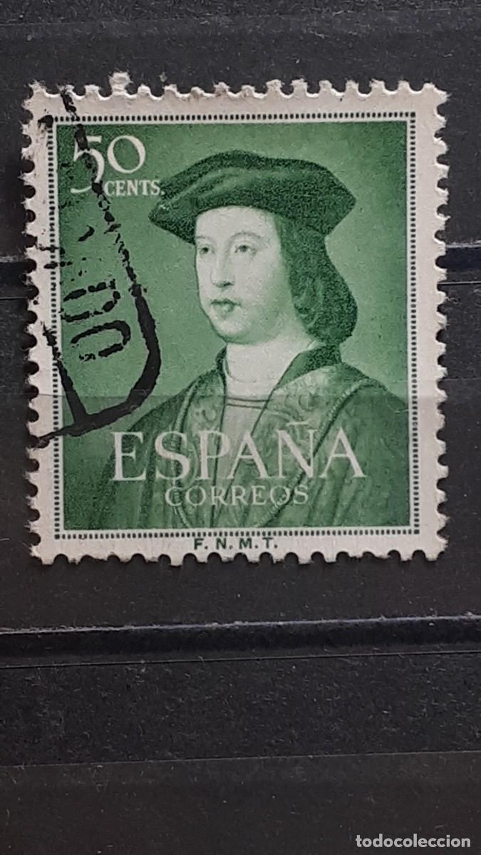 Sellos: Espa&ntilde;a &deg; .A&ntilde;o 1952. Edifil 1106 - Foto 1