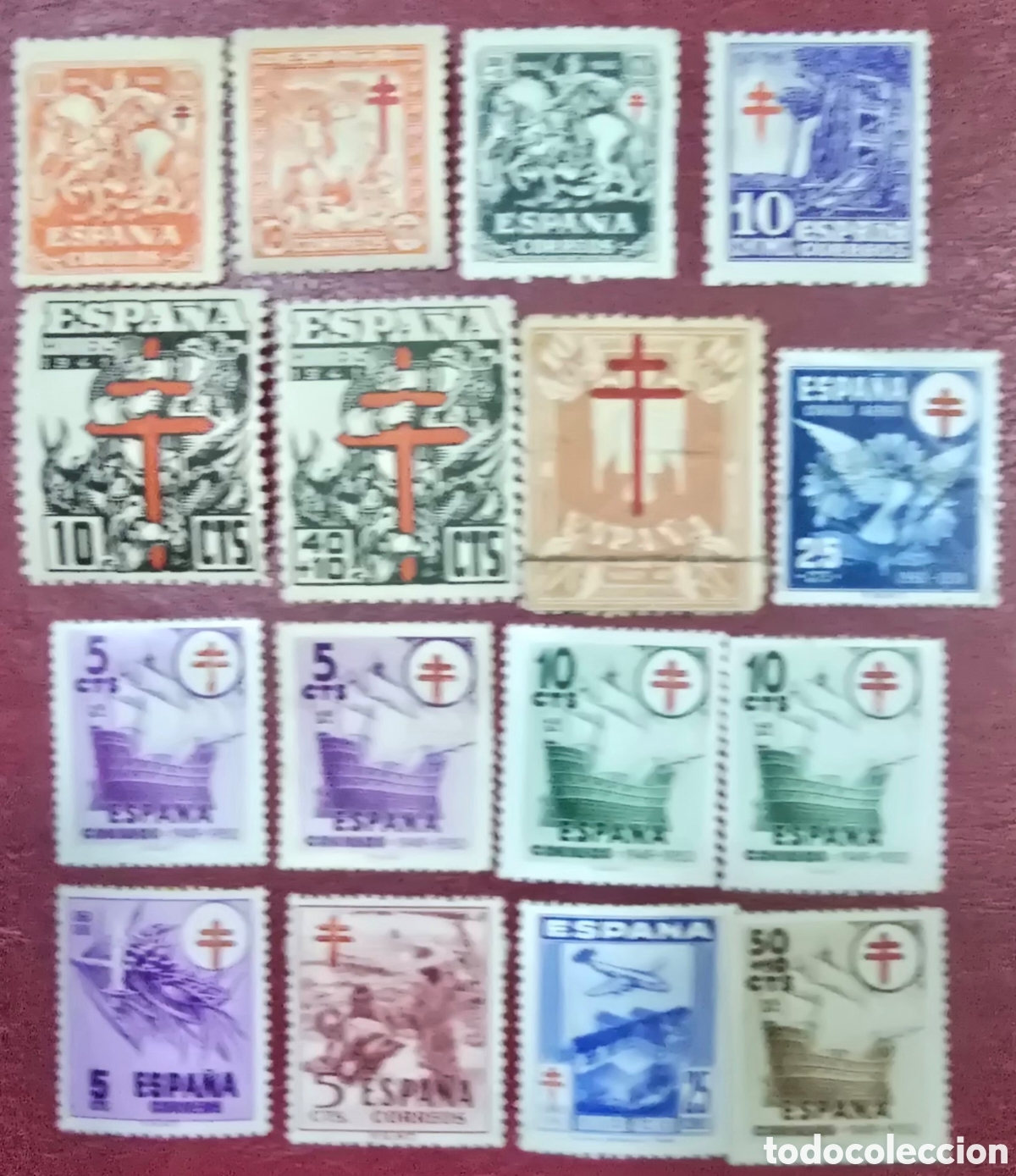 Sellos: Sellos Espa&ntilde;a Pro Tuberculosis - Foto 1