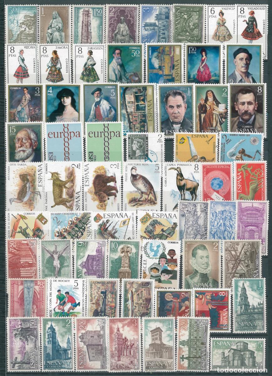 Sellos: Espa&ntilde;a. A&ntilde;o 1971 completo. Nuevo MNH - Foto 1