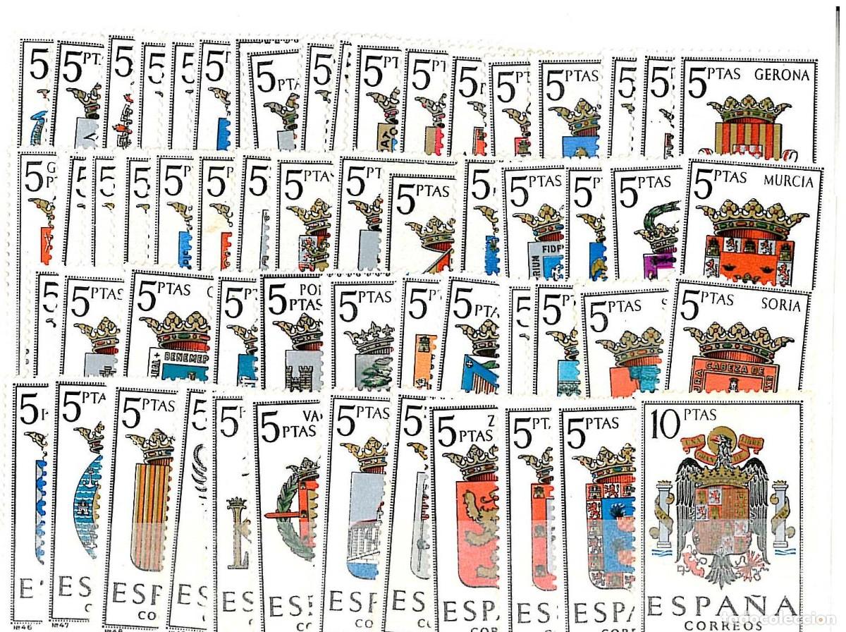 Sellos: Juego completo de escudos nuevos MNH - Foto 1