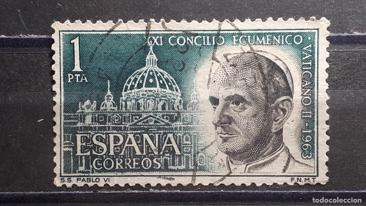 Sellos: ESPA&Ntilde;A. A&Ntilde;O 1963 &deg;. Edifil 1540 - Foto 1