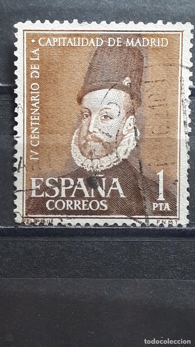 Sellos: ESPA&Ntilde;A. A&Ntilde;O 1961. &deg;. EDIFIL 1389 - Foto 1