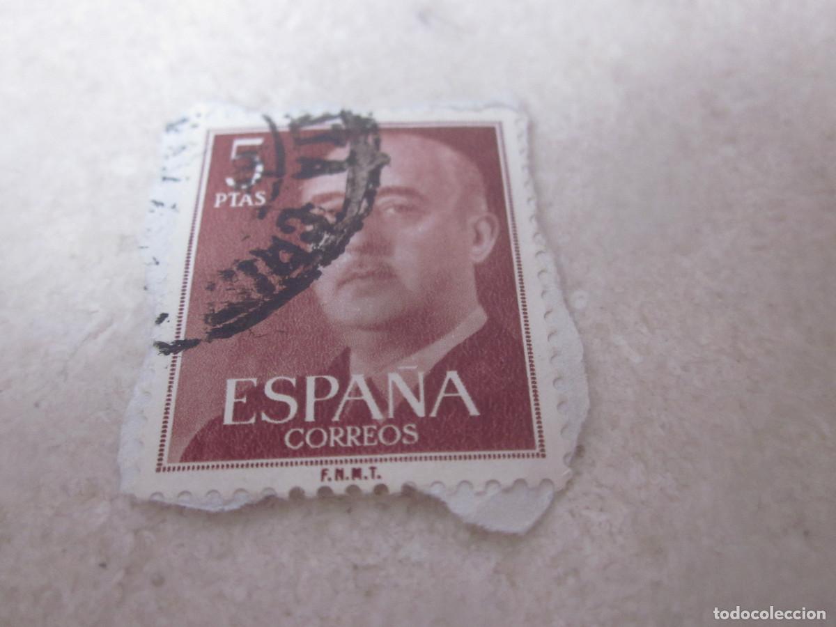 Sellos: SELLO USADO 5 PESETAS - FRANCO - Foto 1