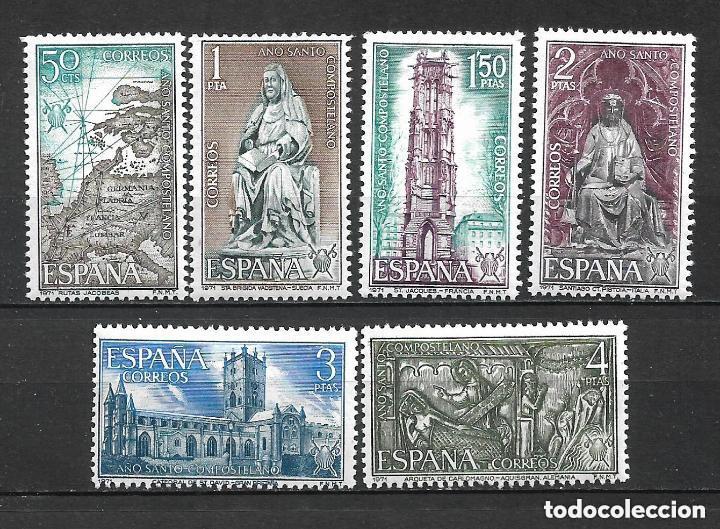 Sellos: espa&ntilde;a 1971 edifil 2008/2013 * mh - 3/23 - Foto 1